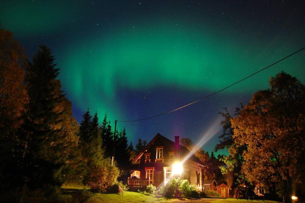 100 Years Old Norwegian Log House In Tromso Villa Екстериор снимка